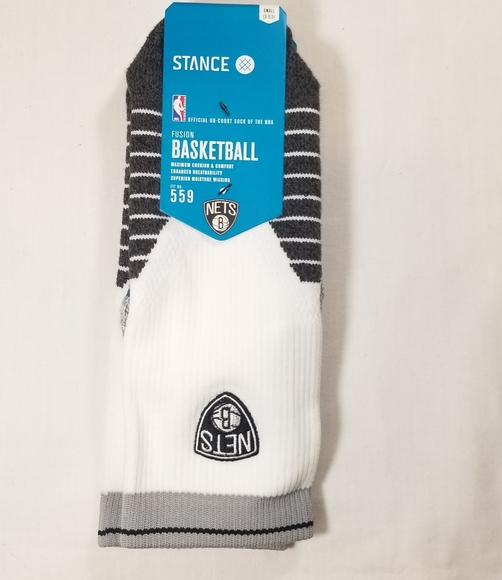 Stance NBA Brooklyn Nets "Logo Crew Nets" Socks
